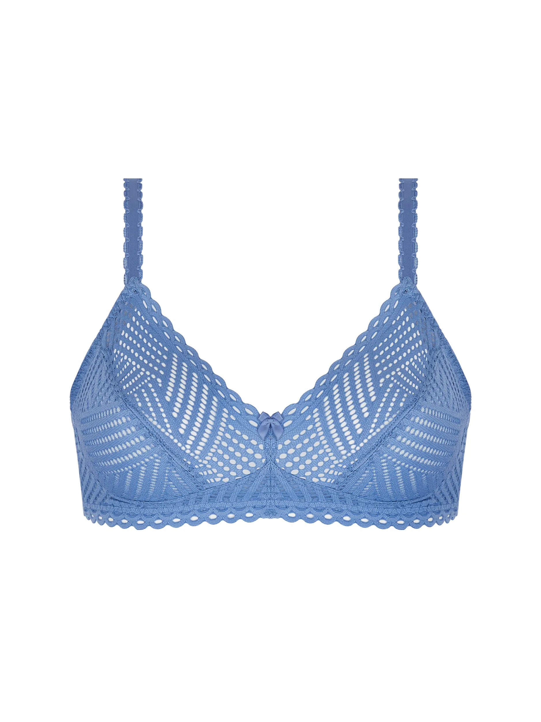 seamless modal fiber high-waisted pantiesSoutien-gorge sans armature bonnet profond Tressage graphic Denim