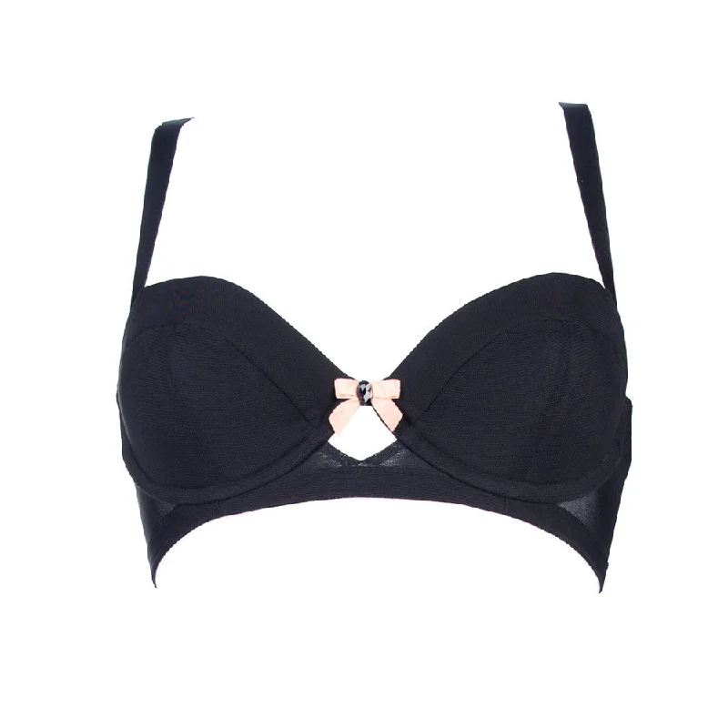 plus-size wireless brasA jewel a day... Plunge Bra black