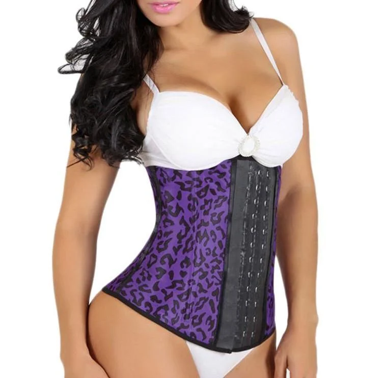 lightweight mesh sports bras for swimmingSculptSweat® Leopard Waist Trainer ~ Deluxe Cincher 💖