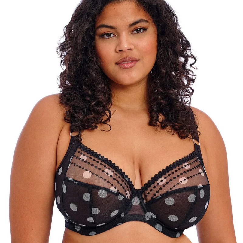 convertible bralettes for layeringMatilda UW Plunge Black Dot Bra