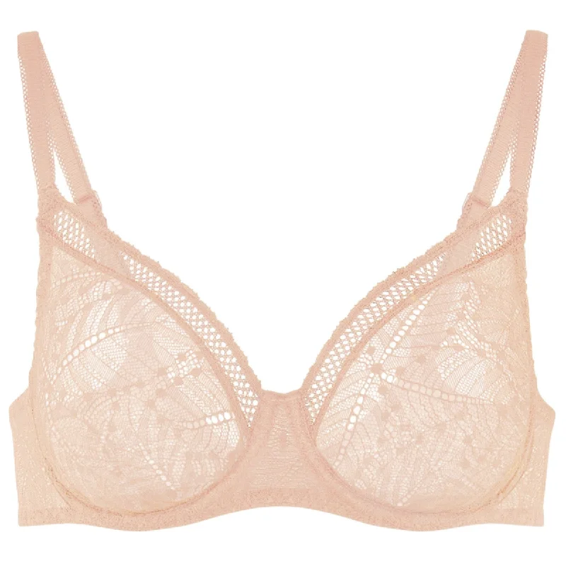 lace-embellished bralette and panties setsComete Plunge Underwire Bra