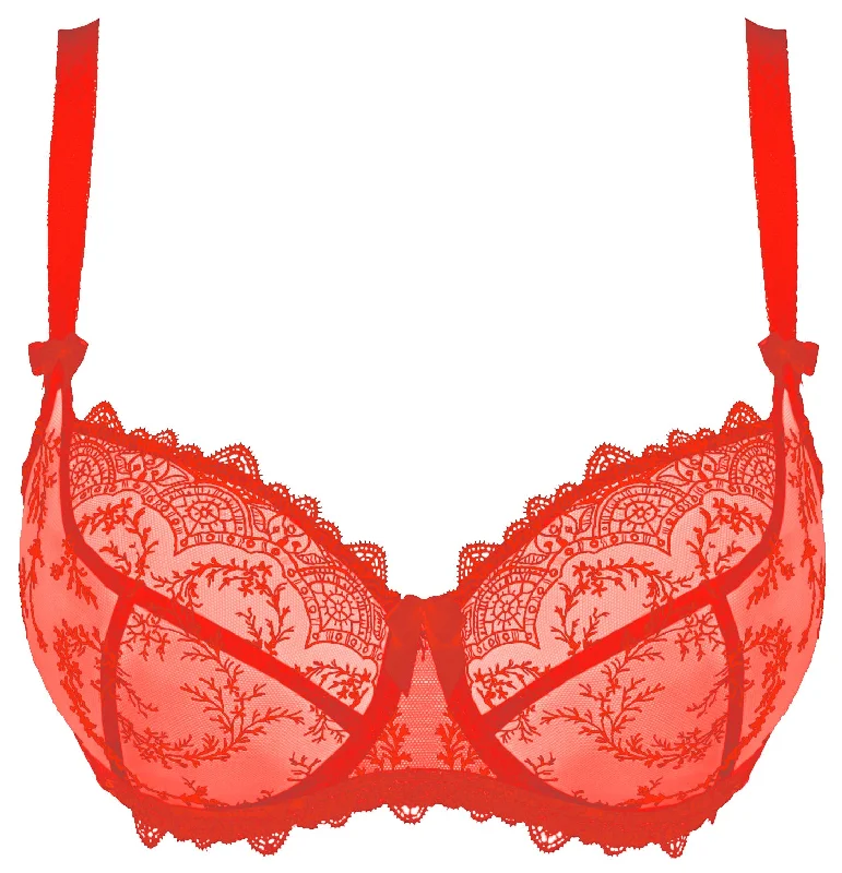 seamless high-cut pantiesEmpreinte Louise Balconette Low Cut Bra | ROUGE