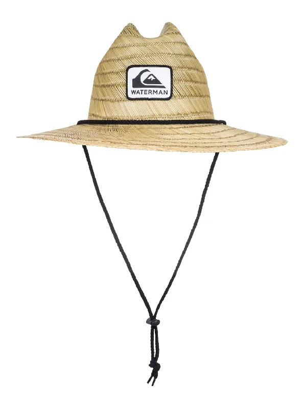 protective UV-blocking hats for sun safetyWaterman The Tier Straw Lifeguard Hat - Natural