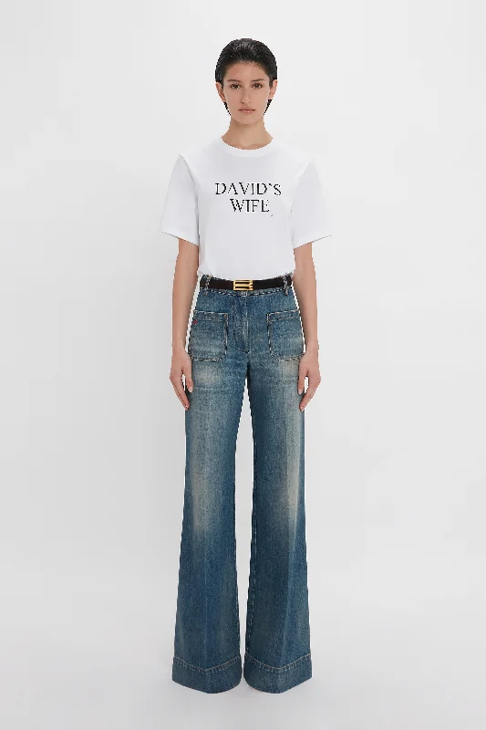 classic Panama hatsAlina High Waisted Jean In Indigrey Wash