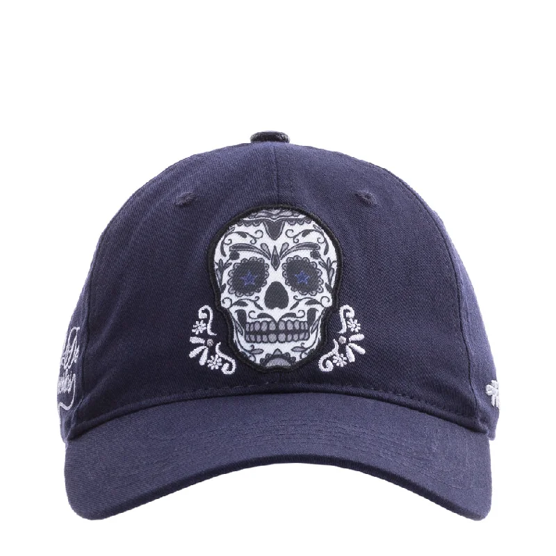 elegant feather hats for fashionCowboys Sugar Skull Pro Score Dad Cap