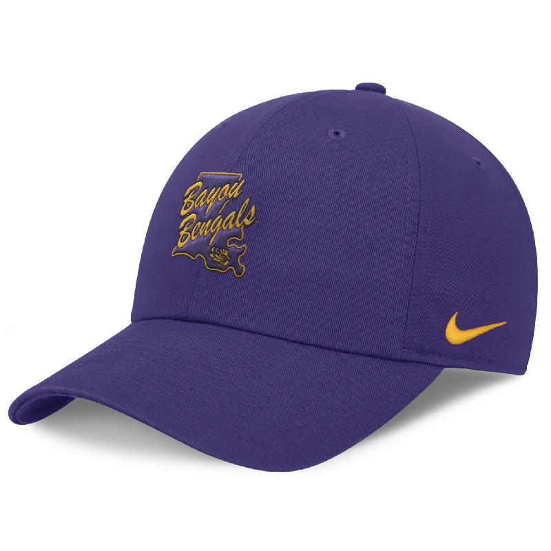 personalized baseball caps for sports teams and clubsLSU Tigers Nike Cap Dri-Fit Club Structured Swoosh