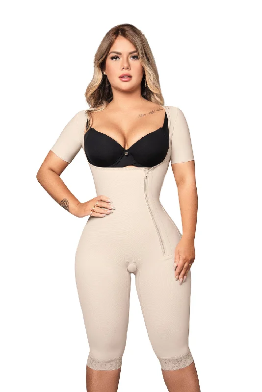 lightweight silk pajama setsKnee Bodysuit Arms Control (Ref. O-024)