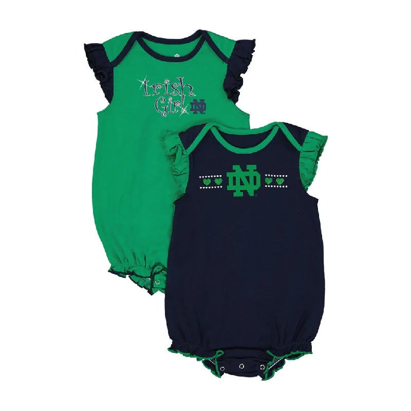 hats with earflaps for cold weatherGirls' (Infant) Notre Dame Fighting Irish Creeper Pack (KA4259H 97N)