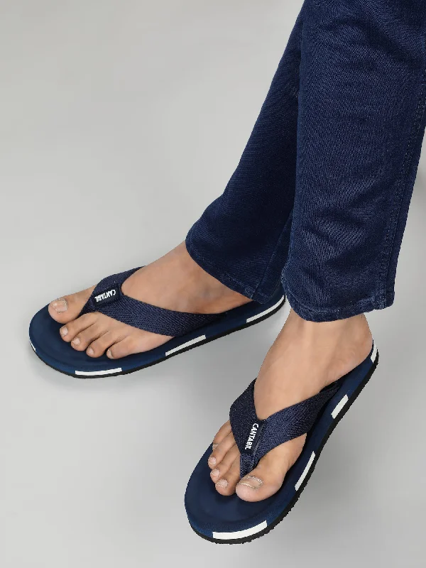 Women's Denim CoatsMen's Navy Blue Solid Casual Flip-Flops Slippers