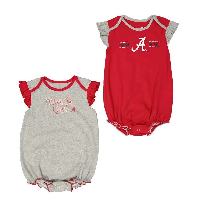 breathable mesh hats for summerGirls' (Infant) Alabama Crimson Tide Creeper Pack (KA423D6 69N)