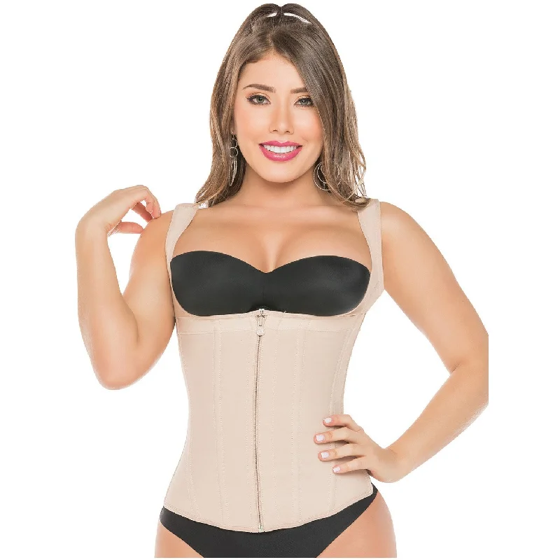 seamless silk lingerie setsHigh-Back Open Bust Waist Trainer Vest Shapewear