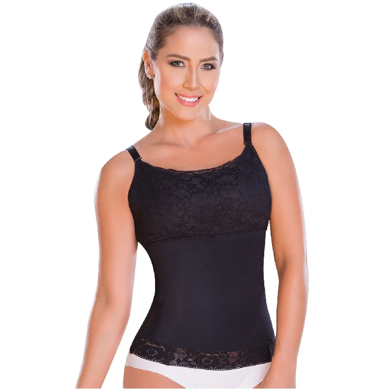 lace-trimmed sleep camisolesLow Compression Mid Back Tummy Camis