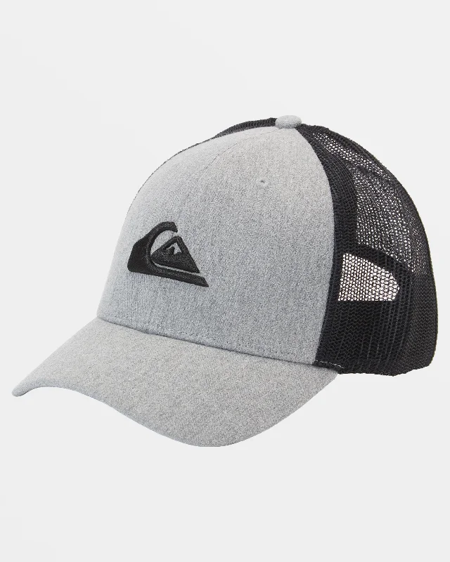 casual bucket hats with embroidered logosGrounder Trucker Hat - Heather Grey