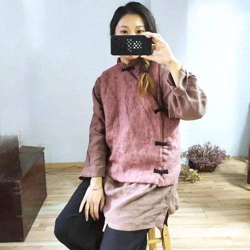 Women's Coats with Fur Trimmed CollarOmychic Loose Padded Vests Ladies Vintage Waistcoat Outerwear Female 2020 Autumn Winter Chinese Style Vest