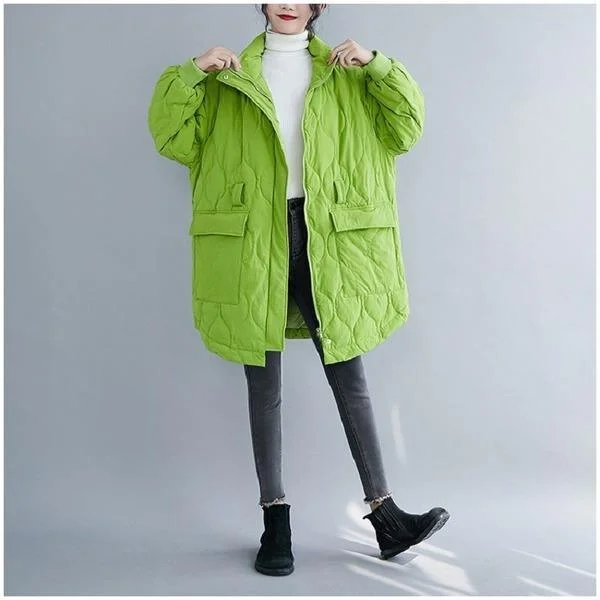 Stylish Women's Coatsplus size thicken Cotton woman casual loose autumn winter jacket Coat clothes