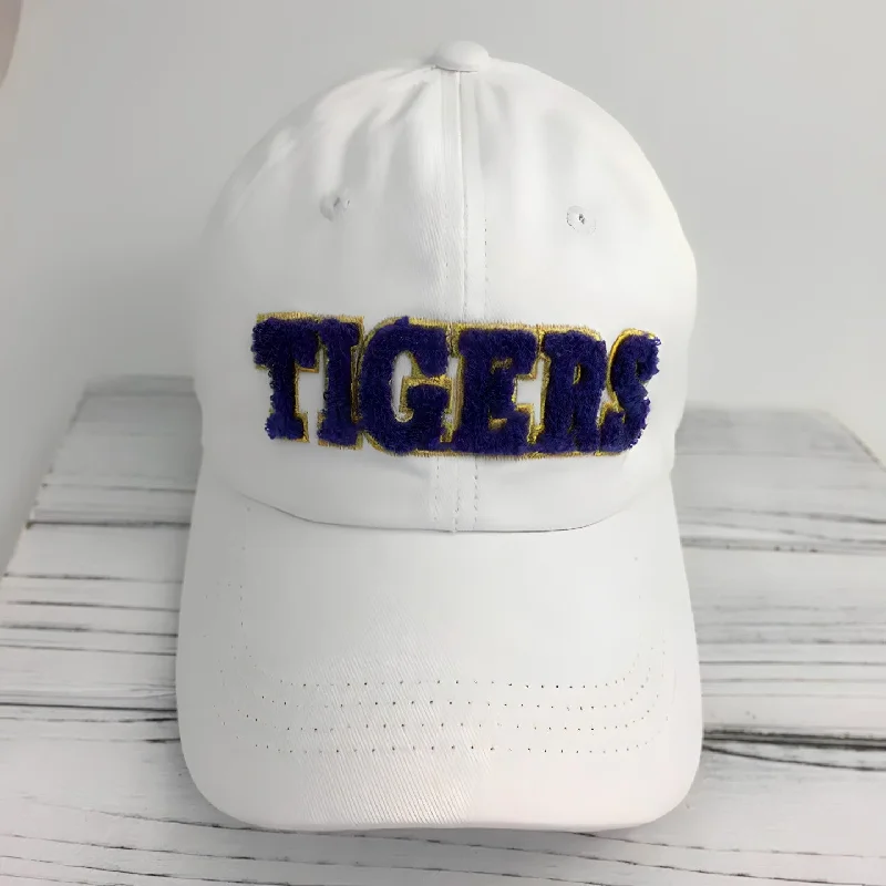 stylish fedoras with wide brimsCap Chenille Tiger