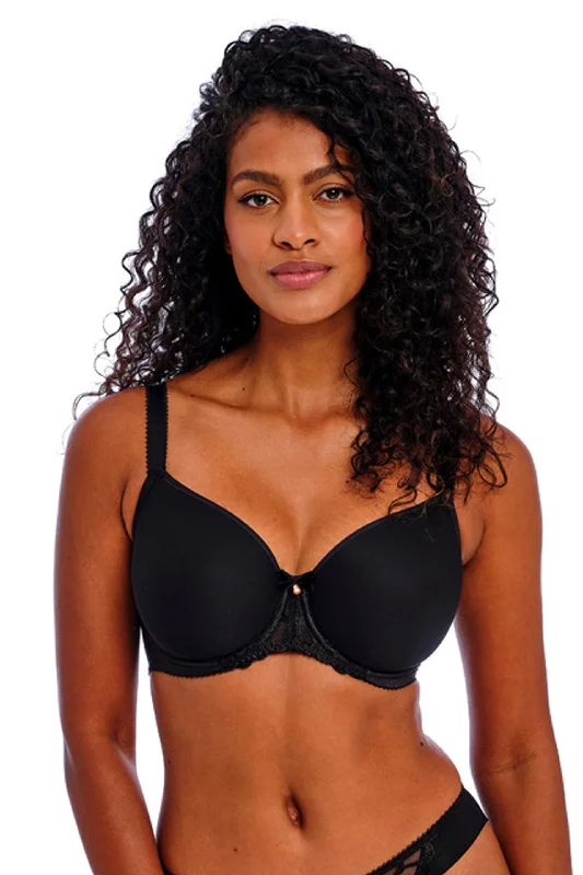 convertible strap bralettes for dressesLoveland Moulded Spacer Bra Bombshell Black