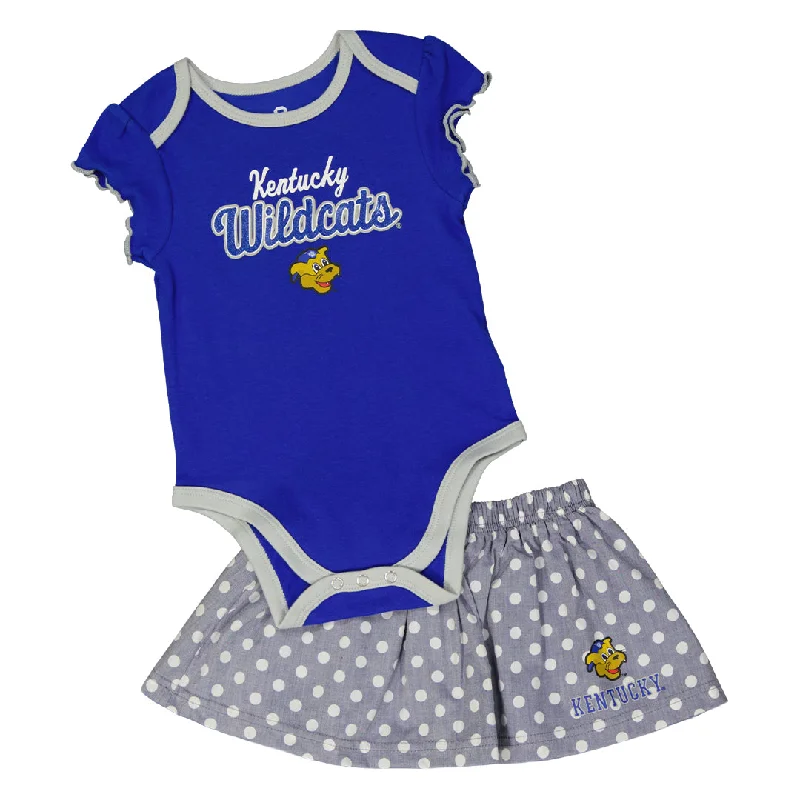 stylish newsboy caps with leather patchesGirls' (Infant) Kentucky Wildcats Onesie With Skirt (KJ42FON 768)