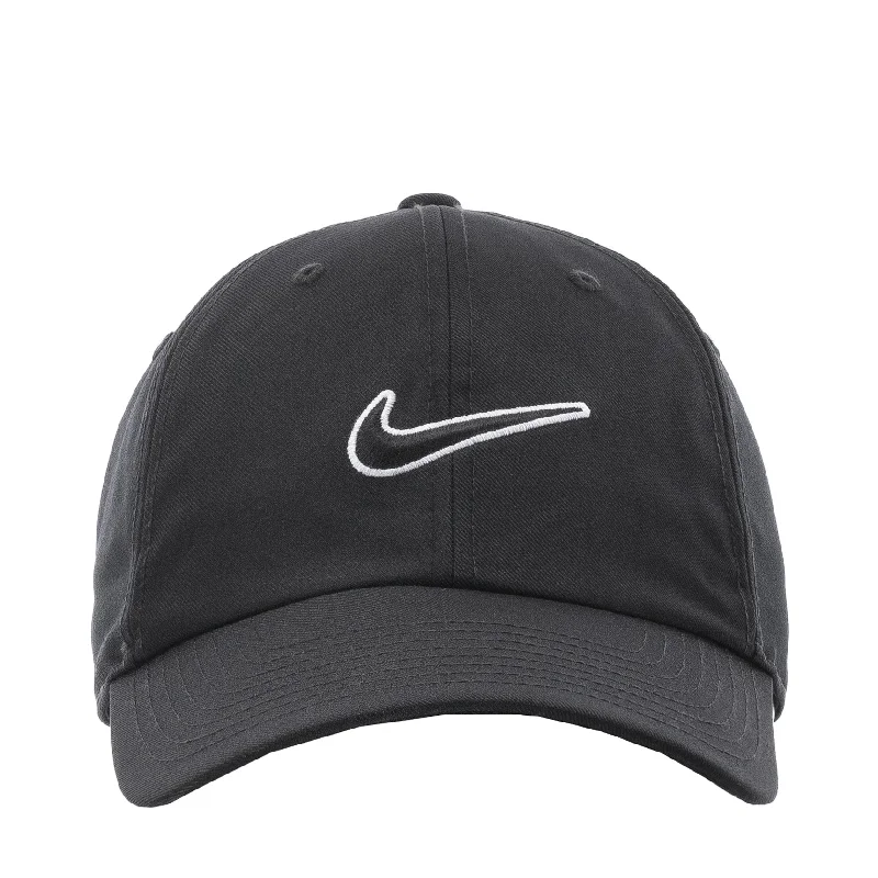 stylish fedoras with leather bands and buckles for a rugged lookNike Club Cap Swoosh Strapback