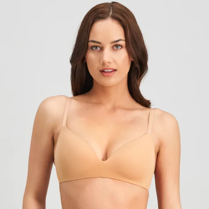 high-waisted cotton pantiesSmooth Skin Padded Wirefree Bra