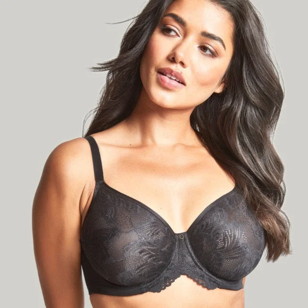 seamless lace hip hugger pantiesRadiance Moulded  Black Bra