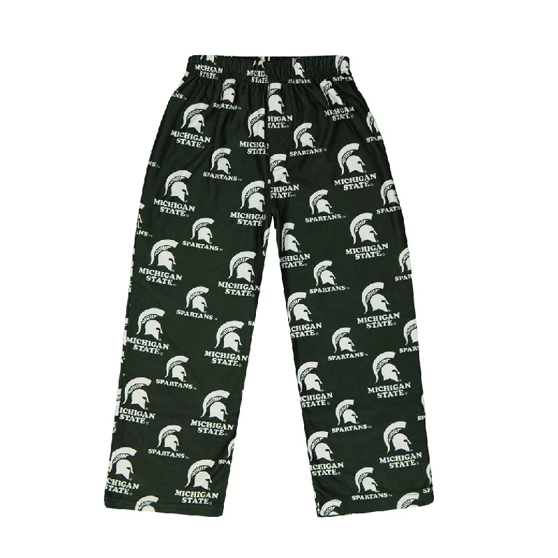 water-resistant outdoor hatsKids' Michigan State Spartans Printed Pant (K46LF4 59N)