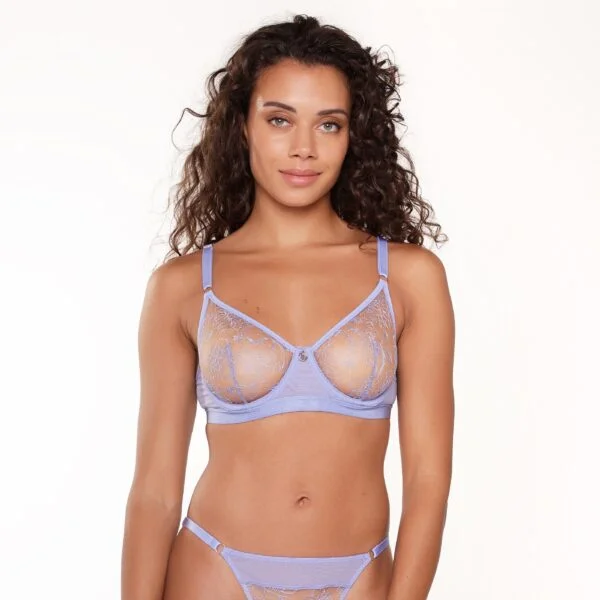 convertible strap nursing bras with pocketsWire Bra Misty Blue