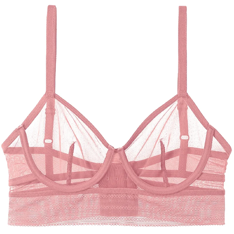 seamless silk lingerie setsBare Underwire Bra