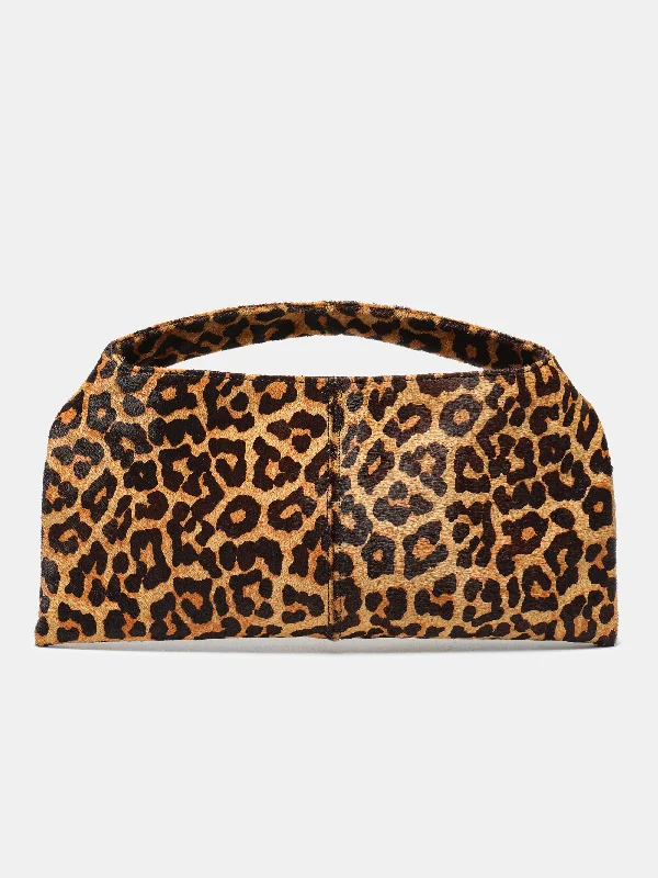 personalized baseball caps for schoolsPony Hair Handle Bag, Leopard