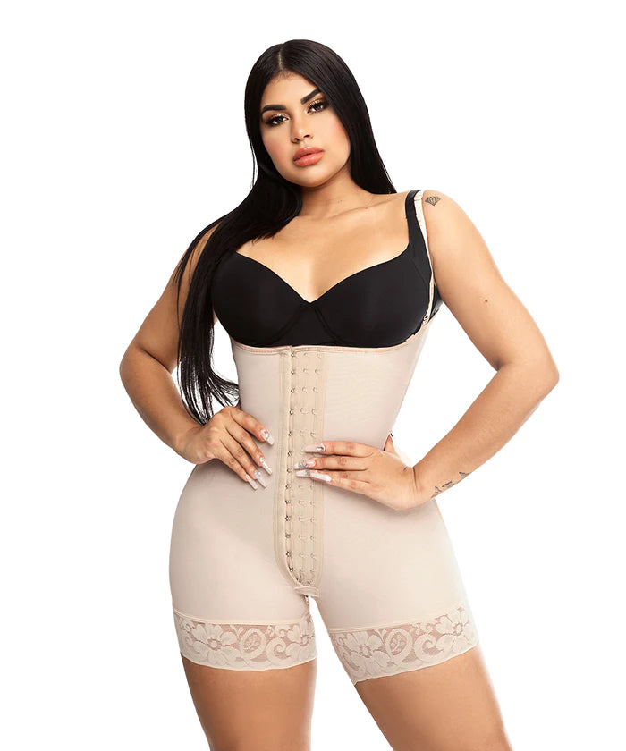 lace-edged babydoll lingerie setsShort Bodysuit, Abdomen Control & Butt Lifter. Waist Definition 3 Hooks ( Ref. O-011 )