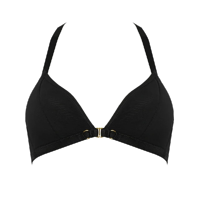 modal fiber breathable pantiesA Jewel a day... Triangle Bralette black