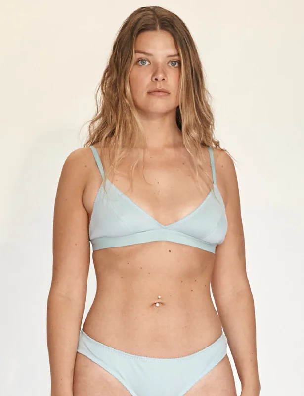 minimalist seamless brasTriangle Bra - Blue