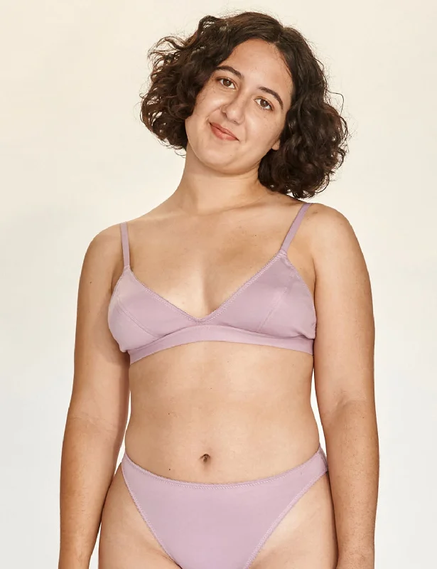 high-compression shapewear for weddingsTriangle Bra - Lilac