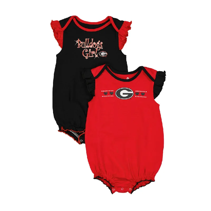 eco-friendly straw hatsGirls' (Infant) Georgia Bulldogs Creeper Pack (KA4259H 73N)