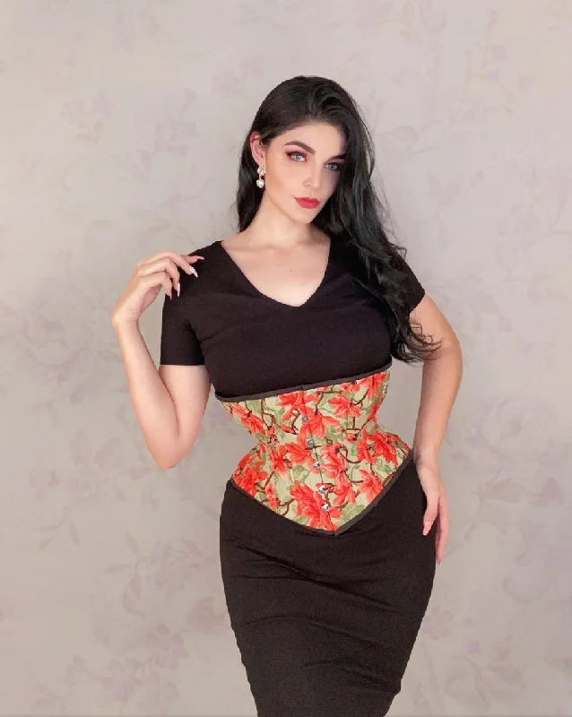 plus-size high-slit pantiesOLIVE BLOSSOM