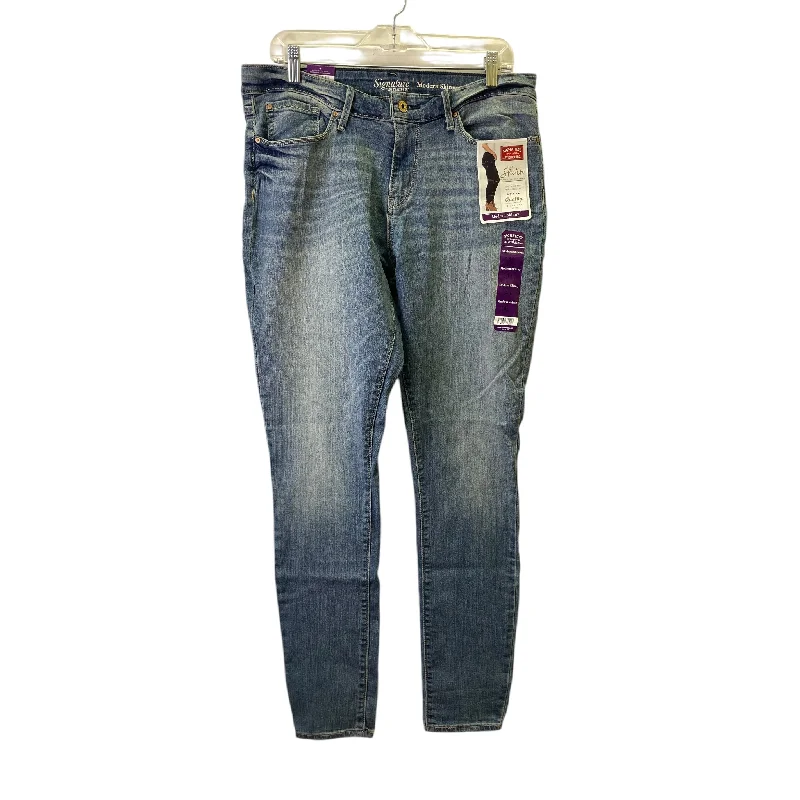 Women's Jodhpurs with High CollarJeans Skinny By Levis In Blue, Size:14L