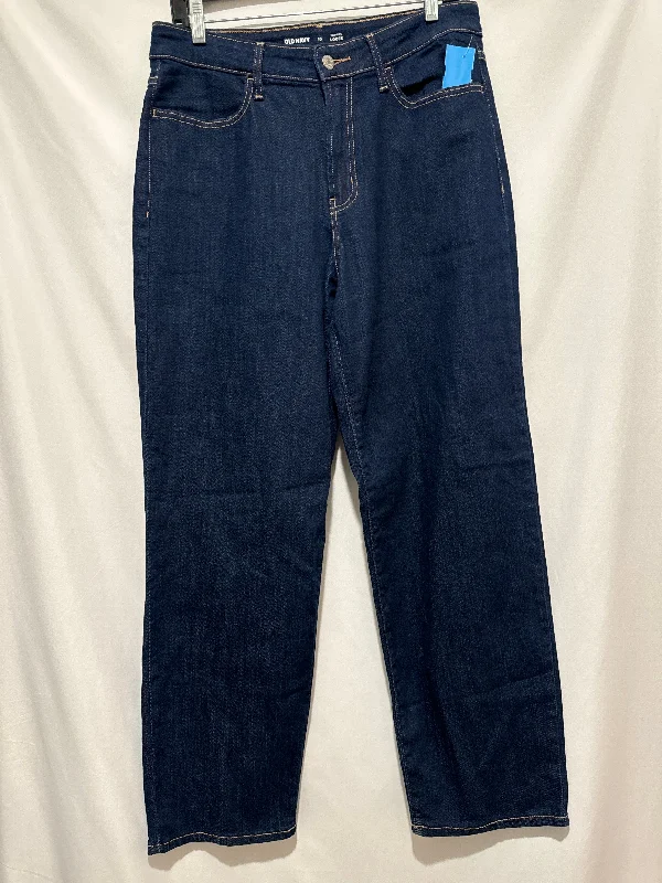 Women's Jodhpurs with Short LengthJeans Wide Leg By Old Navy In Blue Denim, Size: 10