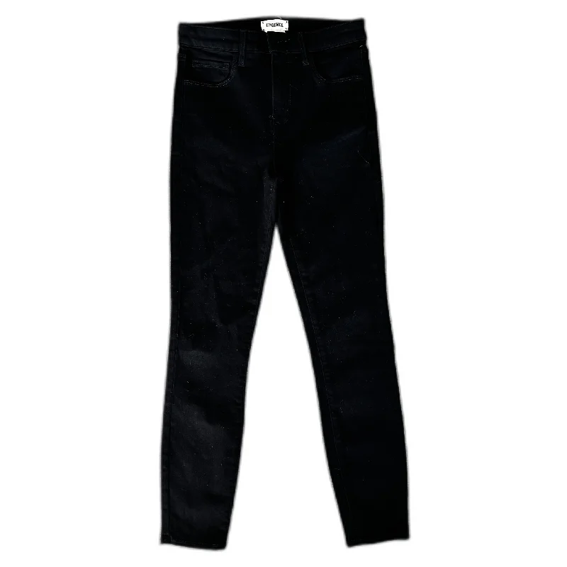 Women's Jodhpurs with Boat CollarJeans Skinny By L Agence In Black Denim, Size: 2