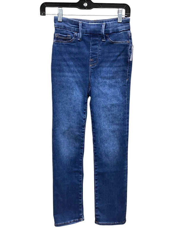 Women's Jodhpurs with Mid-LengthJeans Skinny By Good American In Blue Denim, Size: 0