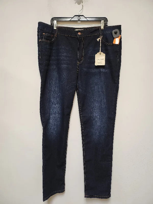 Women's Jodhpurs with Rounded HemJeans Straight By Clothes Mentor In Blue Denim, Size: 20