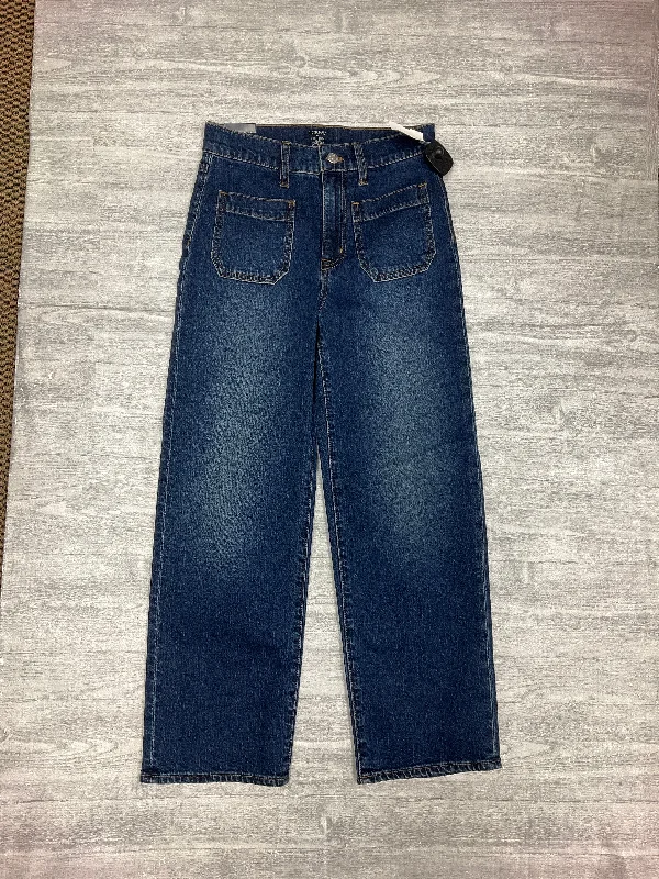 Women's LeggingsJeans Wide Leg By J. Crew In Blue Denim, Size: 0