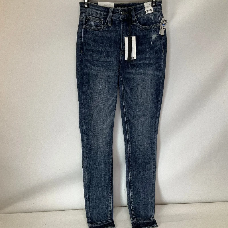 Women's Jodhpurs with DrawstringJeans Skinny By Judy Blue In Blue Denim, Size: 0