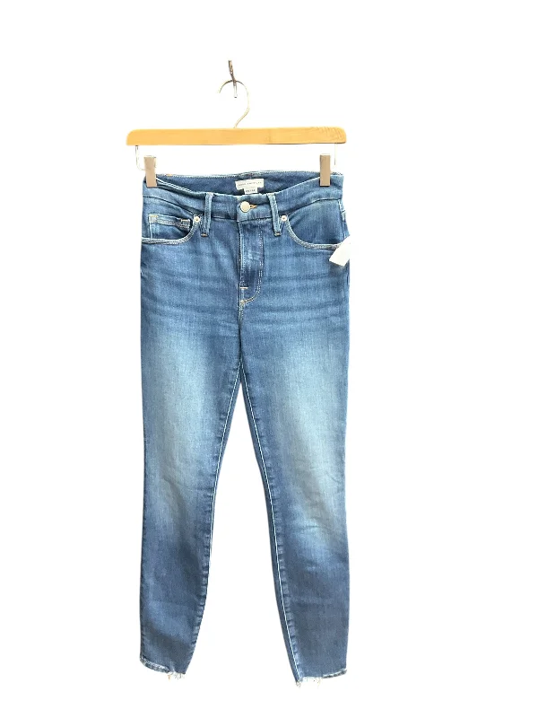 Women's Jodhpurs with Sweetheart CollarJeans Skinny By Good American In Blue Denim, Size: 0