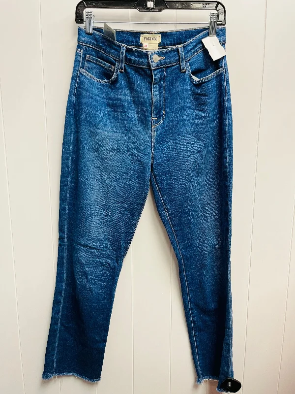 Women's SlacksJeans Straight By lagence In Blue Denim, Size: 6