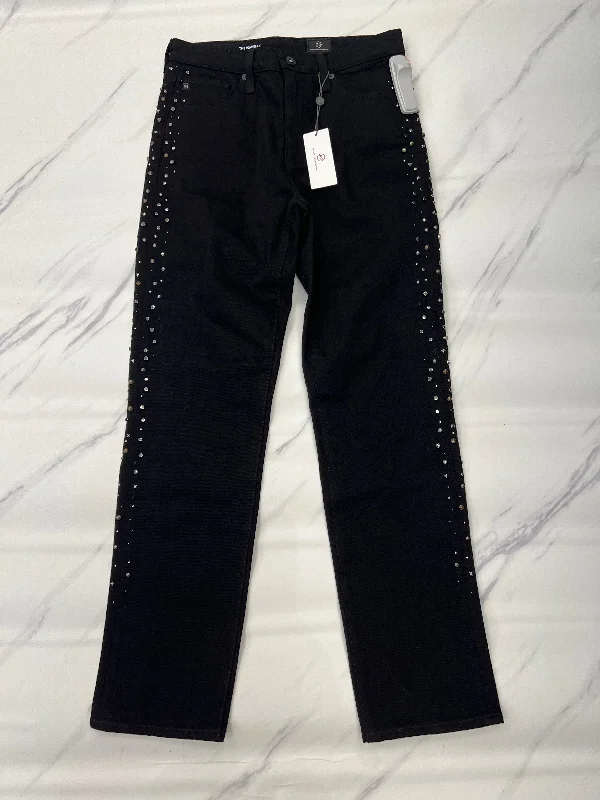 Women's Jodhpurs with Boat CollarJeans Straight By Adriano Goldschmied In Black, Size: 2