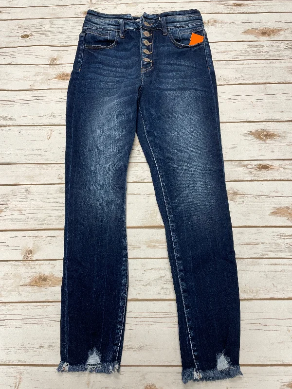 Women's Jodhpurs with Rounded CollarJeans Skinny By Kancan In Blue Denim, Size: 4