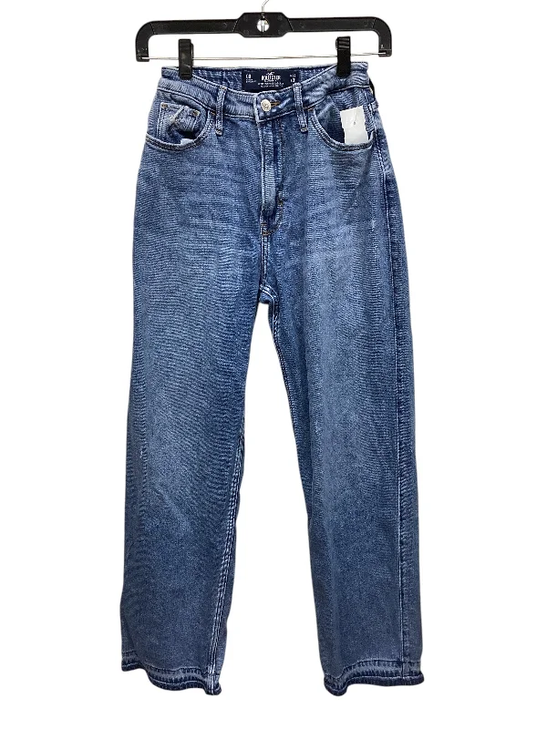 Women's Jodhpurs with Boat NeckJeans Straight By Hollister In Blue Denim, Size: 0