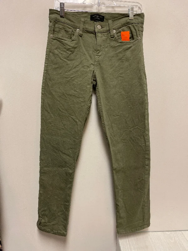 Women's Jodhpurs with Sweetheart CollarJeans Skinny By Banana Republic In Green, Size: 4