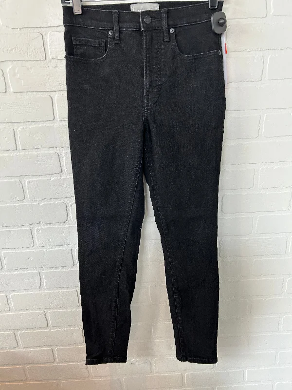 Women's Jodhpurs with Sweetheart CollarJeans Skinny By Everlane In Black Denim, Size: 4