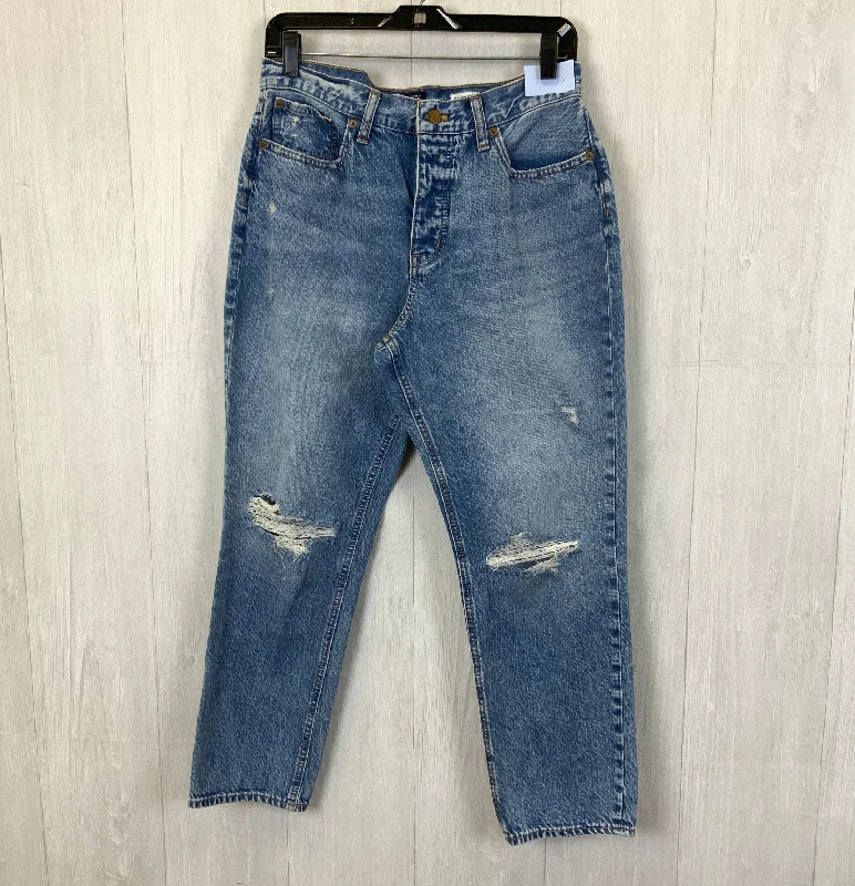 Women's Jodhpurs with Belt LoopsJeans Boyfriend By J. Crew In Blue Denim, Size: 8